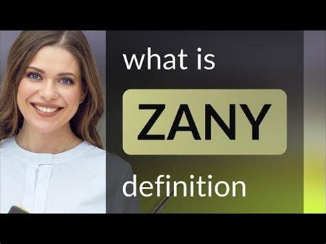 zany meaning in telugu