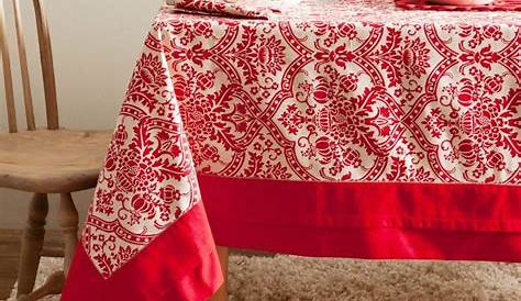 Zara Christmas Table Cloth LEAF PRINT TABLECLOTH TABLE LINEN DINING CHRISTMAS Home