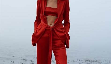 Zara Valentine's Day Outfit Ideas 2022 Red Fashion