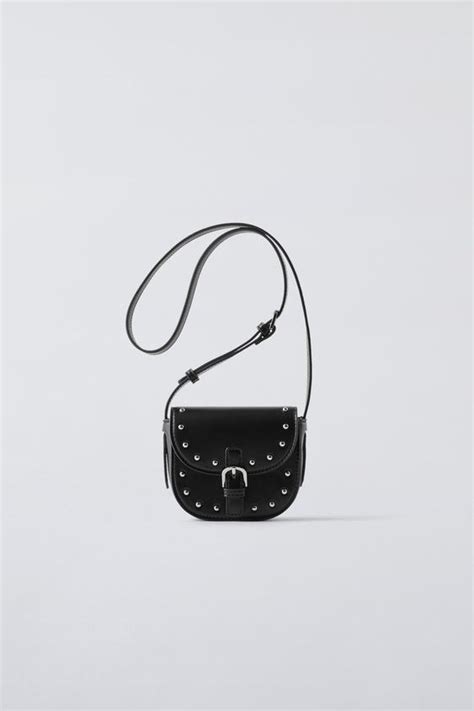 Zara Black Bag With Studs