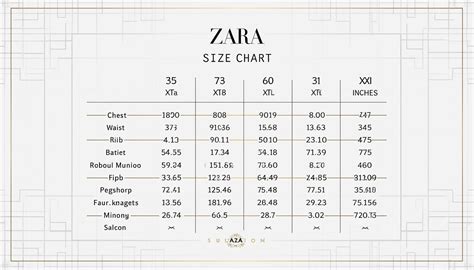 Zara Jeans Size Guide India