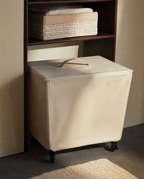 Zara Laundry Basket On Wheels