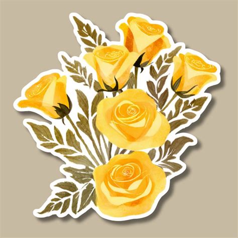 Zazzle Flower Stickers