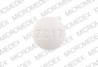 zc17 white round pill
