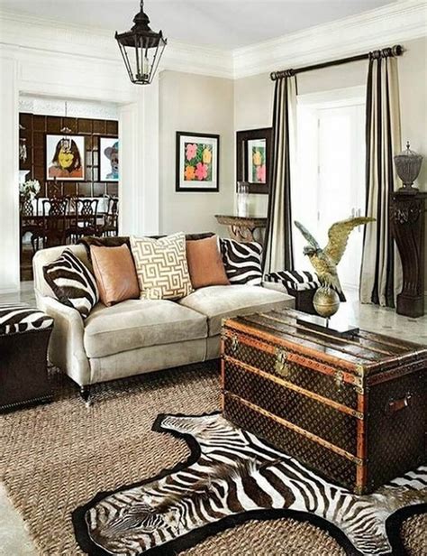 Zebra Living Room Furniture: How To Incorporate This Bold Print Into Your Home Décor