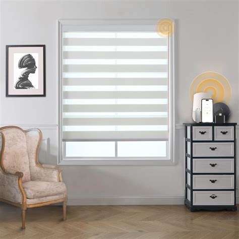 Upgrade Your Home with Motorized Zebra Blinds - Perfect for Style and Convenience!