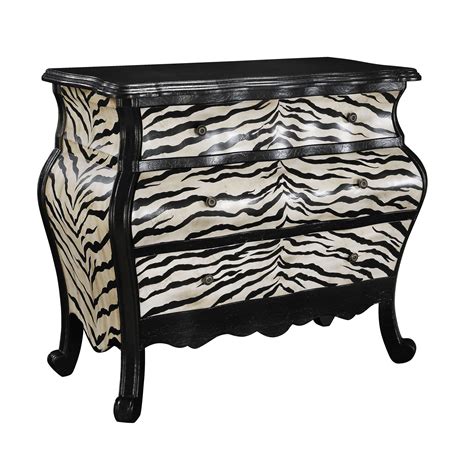 Zebra Chest of Drawers in Bedroom