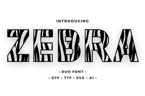 Zebra Font SVG Zebra Skin Font Animal Zebra Alphabet Animal Etsy