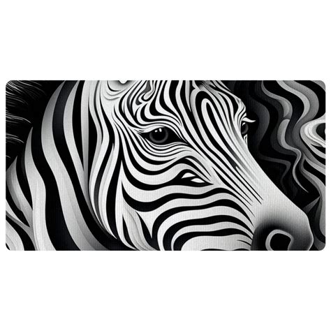 Zebra Kitchen Rug