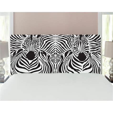 Zebra Pattern Headboard