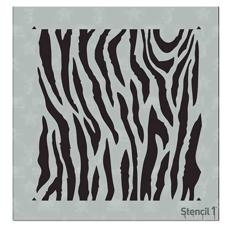 Zebra Pattern Stencil Printable
