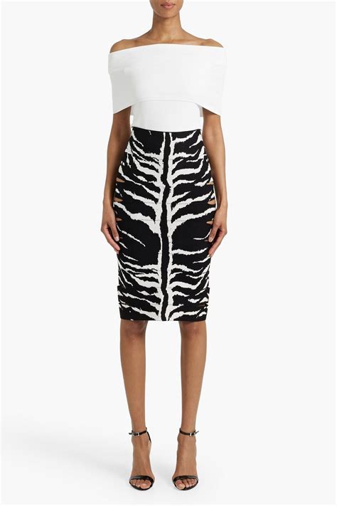 Zebra Pencil Skirts