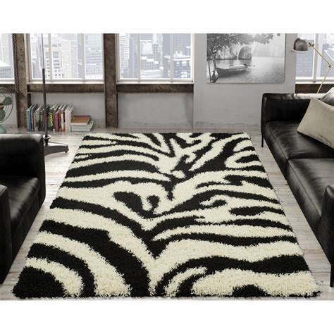 zebra print area rug 3x5