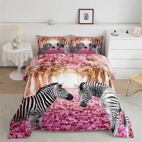 Zebra Print Bedroom Comforter Sets