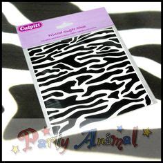 Zebra Print Edible Sugar Sheets