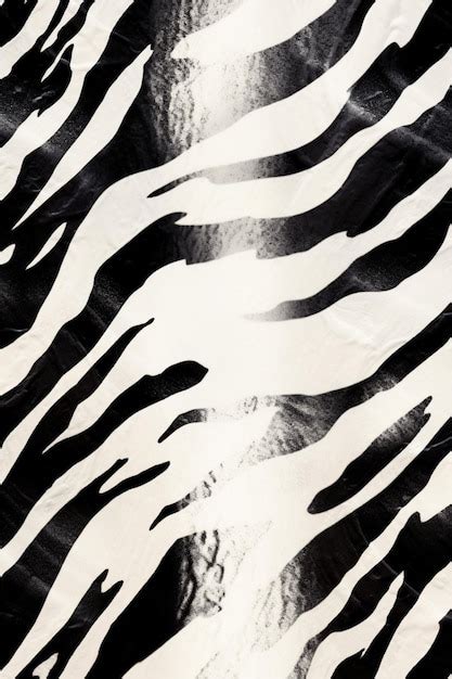 Zebra Print Fabric Paint