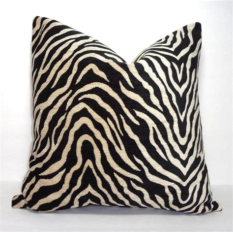 Zebra Print Throw Pillows