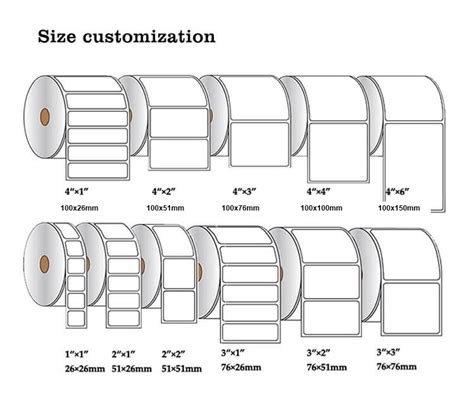 Zebra Printer Labels Sizes