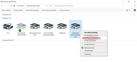 Zebra Printer Settings Wizard