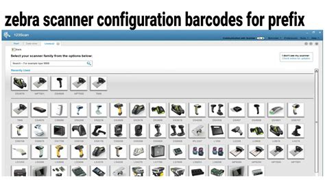 Zebra Scanner Configuration Barcodes