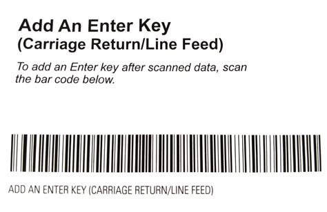 Zebra Scanner Disable Enter After Scan