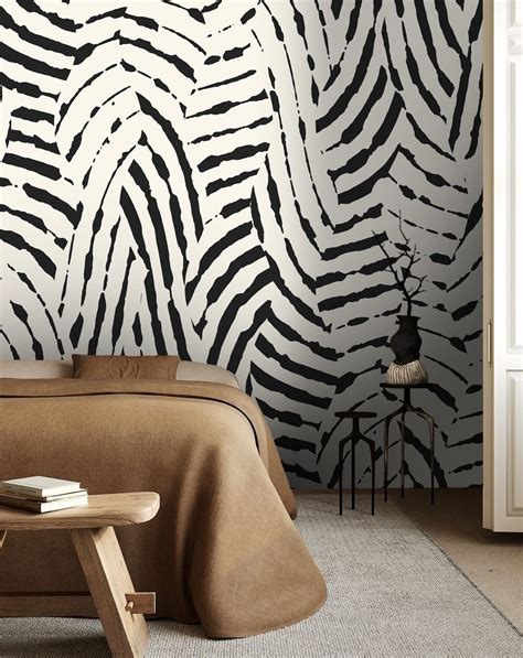 Zebra Wallpaper For Bedroom