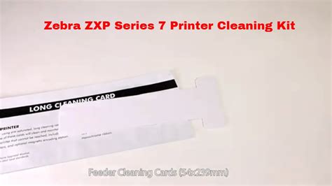 Zebra Zxp Series 7 Cleaning Instructions