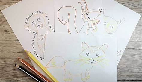 Zeichnungen Zeichnen Für Anfänger Leicht : Bunte zeichnungen für kinder