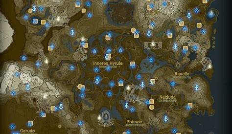 Zelda Tears of the Kingdom Map: Das ist die komplette Karte von Hyrule