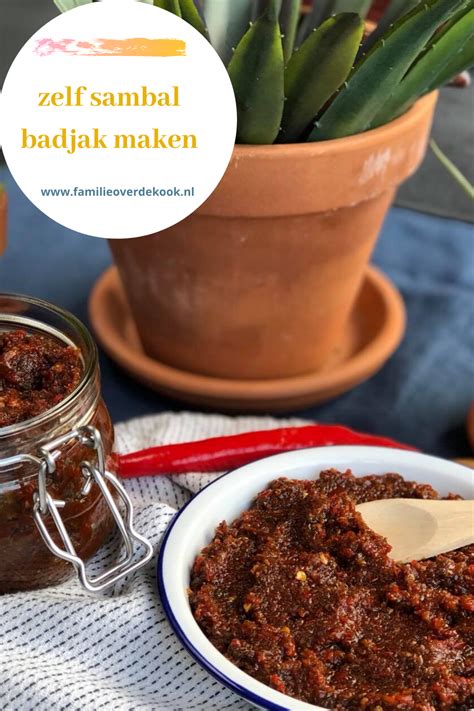 zelf sambal badjak maken