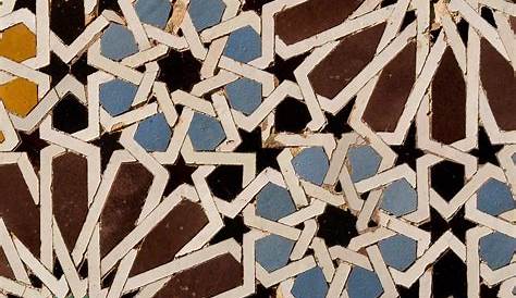 Zellige marocain sans couture image vectorielle par Nataly
