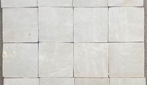 Zellige Star Cross White 12cm x 12cm Cement Tile USA