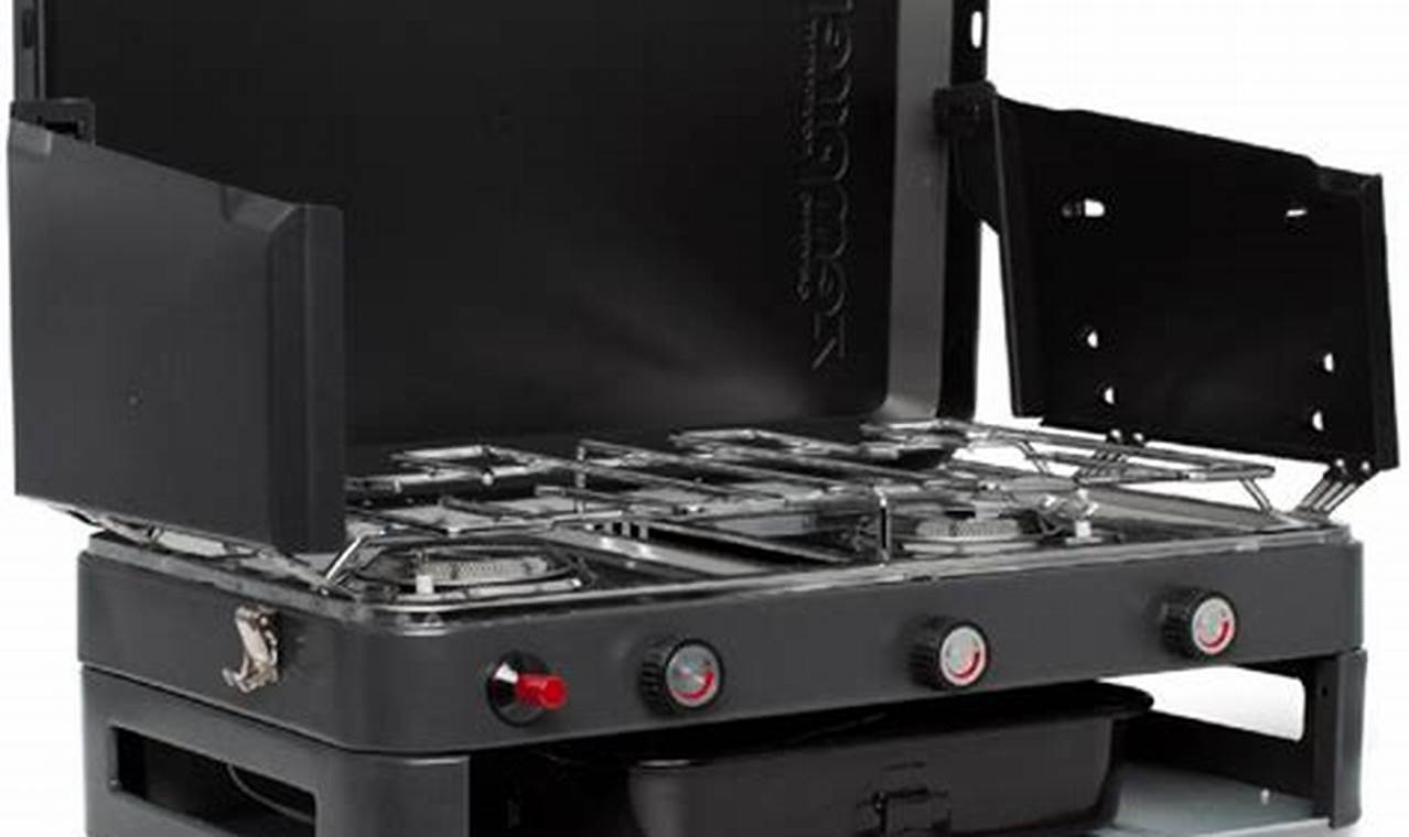 Zempire 2-Burner Deluxe &amp; Grill High-Pressure Camping Stove: Elevate Your Outdoor Cooking Experience