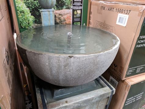 zen bowl outdoor fountain costco