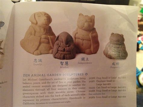Zen Garden Animals