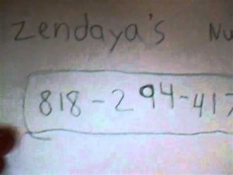 zendaya phone number 2024