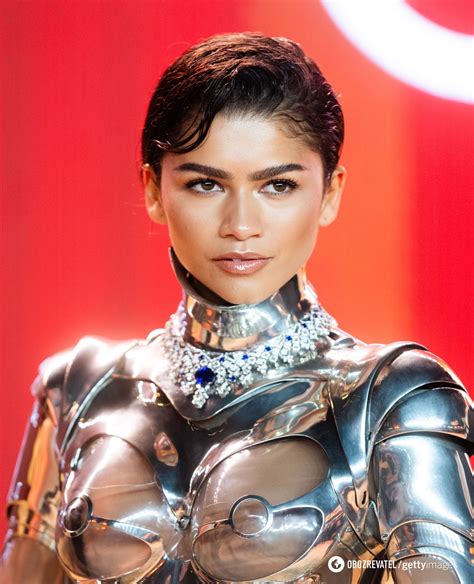 zendaya see through armor