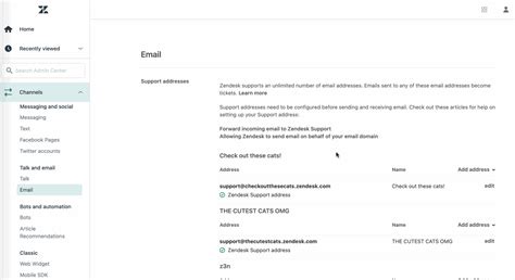 Zendesk Trigger Email Address