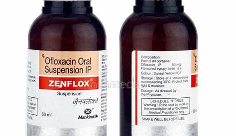 Zenflox Oz Suspension For Infants 60ml Buy Medicines Online At Best