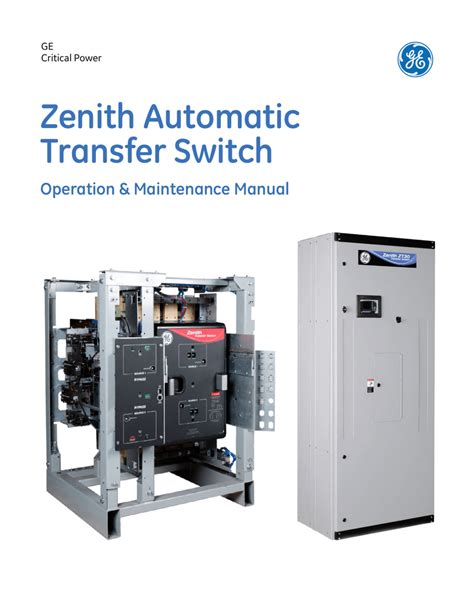 Zenith Zts Transfer Switch Manual