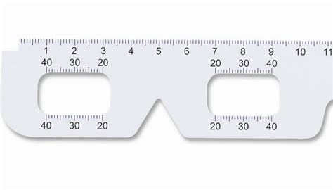 2 Peices pd ruler, pupil ruler,pd meter, Pupil Distance Meter optical