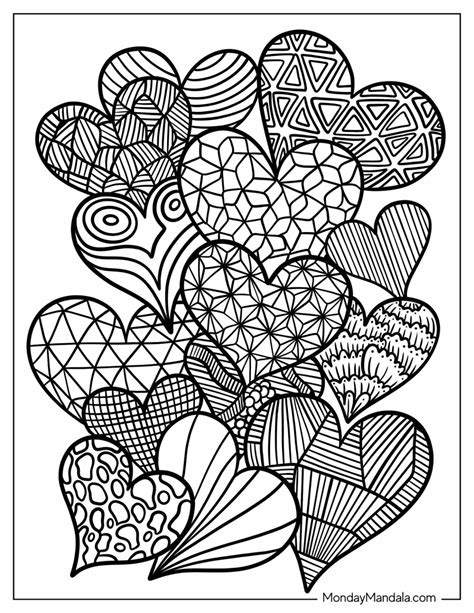Zentangle Coloring Pages Hd