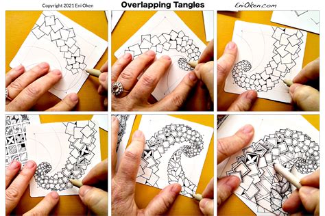 Zentangle Overlapping