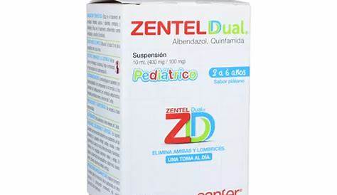 Zentel Dual Sabor Platano Suspensión con 20 mL (400/100 mg