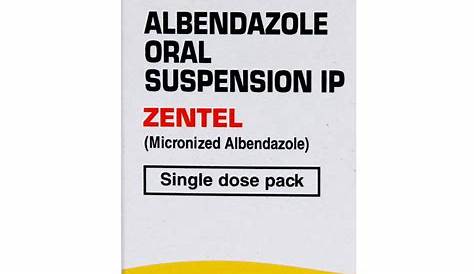 Zentel Oral Suspension 10ml Price, Uses, Side Effects