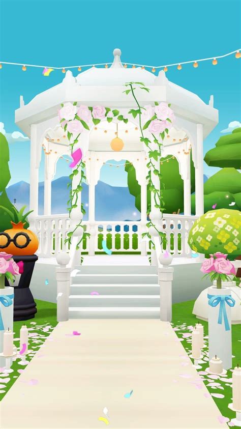 Zepeto Background Garden Wedding
