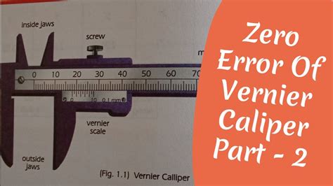 Zero Error In Vernier Caliper Pdf