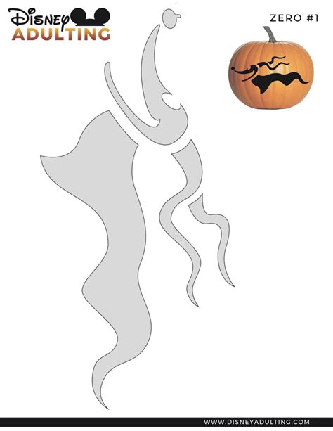 Zero Pumpkin Stencil Printable Free