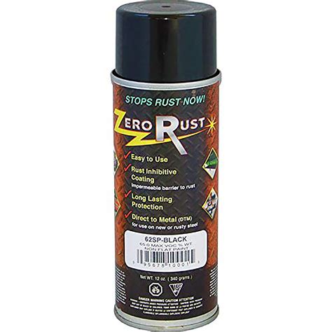 Zero Rust Black Aerosol