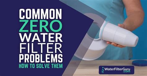 Zero Water Filter Cleaning